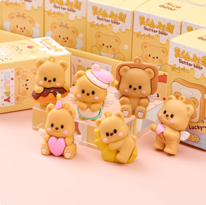 24 cajas de PVC con agujero de oso de mantequilla, caja ciega, Premio para estudiantes de escuela primaria, regalo de lotería con niños y niñas congelados - Product Image 6