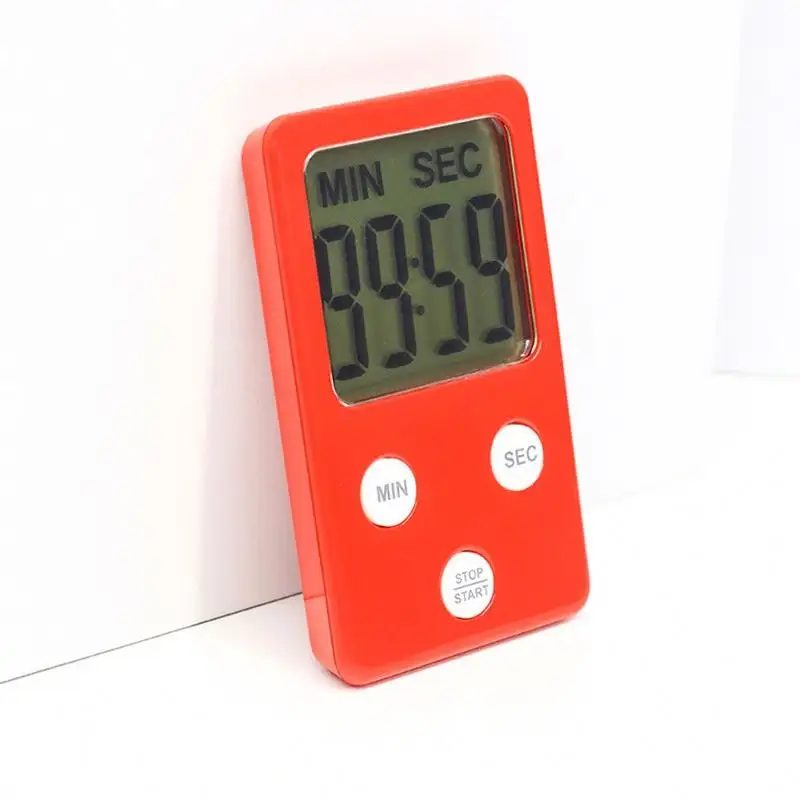New Compact Design Kitchen Calculagraph Magnetic Suction Large Screen Clock Loud Alarm Digital Kitchen Timer for Cooking