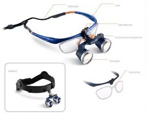 KT-I101 Chirurgie Microchirurgie Tandheelkundige Koplamp 2.5X 3.5X Huisdierloep met Tweezijdige Schroefdraad Mondtherapie Apparatuur & Accessoires - Product Image 4