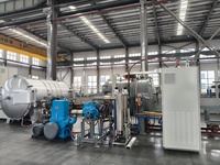 2200 ℃   Four à résistance céramique électronique à atmosphère protectrice à gaz inertes sous vide poussé de type horizontal pour nitrure d'aluminium