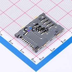 SMP21-S1S1-2000-A SIM Card Connector SMD Connector Mini SIM Card Card Holder With Card Detection With Positioning Post - Product Image 2