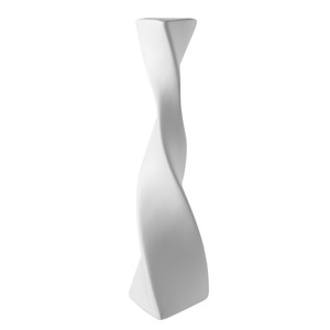 Creative Spiral Decor Simple Black and White Big Porcelain <strong>Floor</strong> <strong>Vase</strong> Tall Ceramic <strong>Vases</strong> for Modern Home Centrepiece - Product Image 1