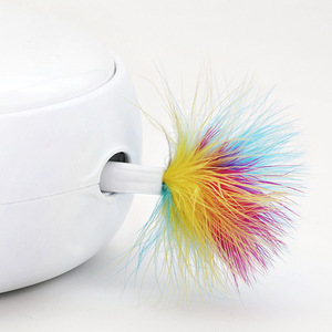 Jouet grattoir pour chat, souris en peluche électrique automatique amusante, plateau de jeu rotatif pour l'exercice des animaux - Product Image 3