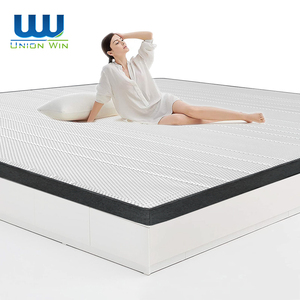 Union Win <span class=keywords><strong>Precio</strong></span> <span class=keywords><strong>de</strong></span> fábrica preferencial 2 "3" 4 "Doble capa Gel-Infused Air Memory Foam Topper - Product Image 1