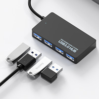 Hub Ekspansi USB 2.0 USB 3.0 4 Port Kecepatan Tinggi untuk PC Laptop - Tersedia Aksesoris Komputer