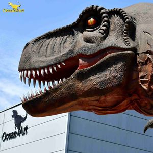Proveedores de dinosaurios robóticos de tamaño real, compra decoraciones de dinosaurios animatrónicos, <span class=keywords><strong>t</strong></span>-<span class=keywords><strong>rex</strong></span> para parque temático - Product Image 5