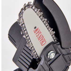 Electric Chainsaw 6 Inch Battery Powered Lightweight Single Hand <b>Garden</b> Pruning Logging <b>Tool</b> - Product Image 2