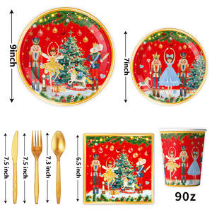 Juego <span class=keywords><strong>de</strong></span> vajilla <span class=keywords><strong>de</strong></span> Navidad DAMAI <span class=keywords><strong>Cascanueces</strong></span> y <span class=keywords><strong>Hada</strong></span> <span class=keywords><strong>de</strong></span> ciruela <span class=keywords><strong>de</strong></span> azúcar TEMA <span class=keywords><strong>DE</strong></span> Navidad plato <span class=keywords><strong>de</strong></span> papel desechable para Navidad - Product Image 3