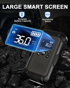 Oem/ODM 12V xe nhảy khởi động ngân hàng điện với máy bơm không khí kỹ thuật số 150PSI lốp inflators Xe pin Booster nhảy <span class=keywords><strong>sarter</strong></span> - Product Image 3