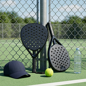 Raqueta de Pádel NewChance de Alta Calidad con Diseño Único, Carbono 12K, Hexagonal 3D, Directamente del Proveedor Chino - Product Image 1