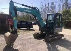 Miniexcavadora Usada de Segunda Mano, Marca China Sunward SWE60, Excavadora de Orugas de 6 Toneladas, Modelo SWE60E, Precio Económico, Certificación CE - Product Image 4