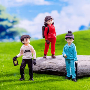 Figuras en Miniatura 3D de Personas, Aventureros, Montañeros, Niños y Niñas, Pareja, Manualidades de Plástico para Decoración de Escritorio, Bonsái, Pasteles, Adornos - Product Image 4