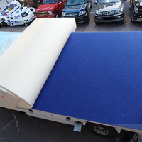 Tissu en toile de polyester bleu personnalisé, tissé, imperméable, respirant, coupe-vent, anti-poussière, pour tente de camping extérieure, yourte, pour garçons, chinois