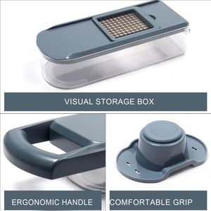 New 6 in 1 <b>Vegetable</b> Chopper Slicer Shredder Potato Onion Chopper Manual Multifunctional <b>Vegetable</b> and <b>Fruit</b> Cutter - Product Image 4