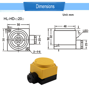 HD-3020A HD-3020B HD-3020C Công tắc tiệm cận Cảm biến cảm ứng phẳng Thường mở Thường đóng - Product Image 6