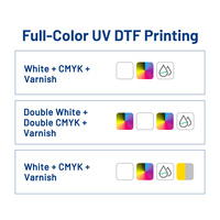 A3 Uv Dtf with Wraps Desktop 30cmRoll Cup Impresora UVDTF 300mm 600mm Multifunctional Uv Dtf