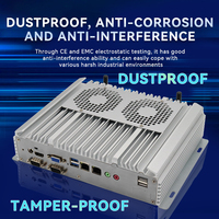 MeetNeng Mini Ordenador Industrial Integrado I7 sin Ventilador con DDR4 RAM, Nuevo Sistema Operativo Linux de 10 Núcleos, 1 Unidad