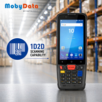 Escáner de Códigos de Barras Portátil Mobydata SA88 4G, Escáner de Códigos QR, PDA Android de Mano
