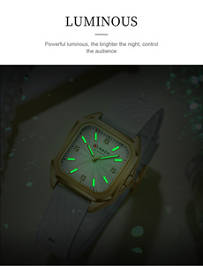 CURREN 9113 Orologio da Donna per Infermiere Quadrante Facile da Leggere Orologi da Polso con Cinturino in Silicone Orologi con Secondi e <span class=keywords><strong>24</strong></span> <span class=keywords><strong>Ore</strong></span> per Infermiere - Product Image 3