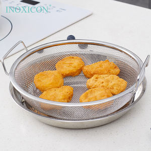 रसोई के उपयोग के लिए 304 स्टेनलेस स्टील तेल फिल्टर ट्रे और रसोई का उपयोग डिशवॉशर सुरक्षित ओवन सुरक्षित ओवन सुरक्षित - Product Image 2