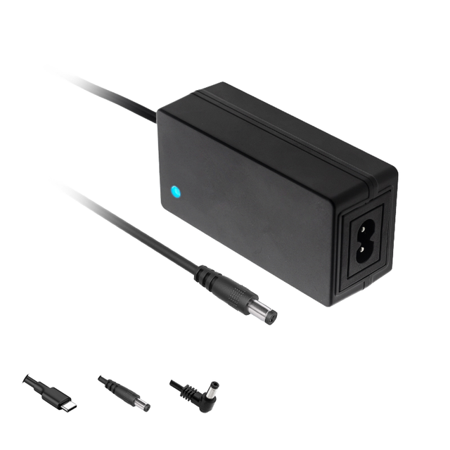-A65S 65W Desktop Power Adapter 12V 5A / 24V 2.5A / 36V 1.6A / 48V 1.35A 90-264V AC DC 0.5m/1m Cable 50/60Hz IEC320-C14 Input