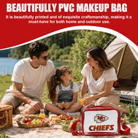 Bolsa de Maquillaje Impermeable Personalizada XingHe, Bolsa de Aseo Multifuncional de PVC para Accesorios de Baño