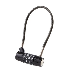 Wire Combination Lock Zinc Alloy Rectangular Body 5mm Cable For Cabinet <b>Refrigerator</b> Door Locking Security - Product Image 2