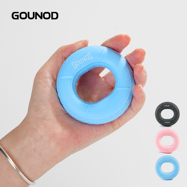 Strength Hand Grip Muscle Wrist Finger Power Training Expander Silicone Ring Fitness Finger Trainer Grip