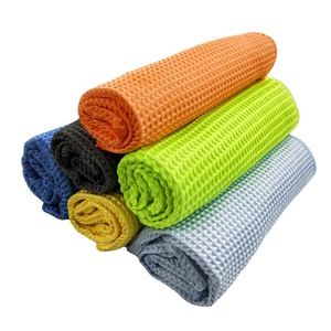 Paño de Limpieza de Microfibra con Tejido Waffle Multicolor, Super Absorbente, Sin Pelusas, para Auto, Cocina, Vidrios - Product Image 5
