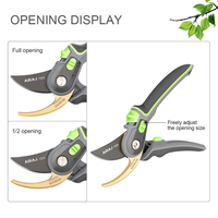 Tijeras de Podar de Jardín de Alta Calidad, Tijeras Industriales para Árboles Frutales, OEM ODM, Podadora de Ramas Personalizada AIRAJ de 7 Pulgadas con Certificación CE