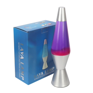 โคมไฟแมงกะพรุน ไฟกลางคืนภูเขาไฟ LED ขนาดเล็ก สำหรับขาย ขวดลาวา - Product Image 1
