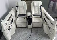 Siège VIP en cuir de luxe style britannique 2025 pour Mercedes-Benz VITO/Sprinter Van/V-Class/Yacht/Motorboat - Couleur et logo personnalisables