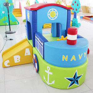 Prix d'usine Équipement de jeu intérieur pour enfants Terrain de jeu souple <span class=keywords><strong>Bateau</strong></span> de <span class=keywords><strong>pirate</strong></span> Jouer pour les tout-petits - Product Image 1