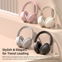 Casque de jeu sans fil haute qualité en promotion avec annulation active du bruit, étanche IPX-5, conception supra-auriculaire pour le sport et les DJ