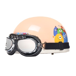 <span class=keywords><strong>Casque</strong></span> demi-coque modulaire rétro Harley unisexe SMR3C-887, universel pour scooter électrique et moto, sécurité DOT, ABS respirant, pour adultes - Product Image 1