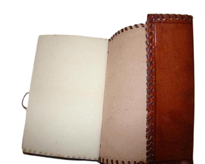 Premium Handmade Genuine Leather Journal Notebook with Refillable Pages for Writing Sketching Daily Planning and Export - Product Image 2