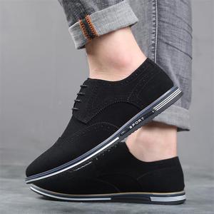Zapatos de Vestir para Hombre al por Mayor, Zapatos Formales de Cuero de Lujo, Zapatos Deportivos Casuales con Cordones Planos para Hombre, Mocasines de Moda Estilo 2024 - Product Image 3