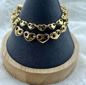 تصميم جديد بالجملة فريدة من نوعها قلادة مارينر بنفخة قلب قلب قلب قلب منتفخ عالية مصقول شخصية قلادة مارينر منتفخة - Product Image 4