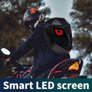 Sac à Dos de Motard avec Écran d'Affichage 3D Yeux de Démon à <span class=keywords><strong>LED</strong></span> avec Télécommande Sac à Dos pour Casque de Moto Sac à Dos Yeux <span class=keywords><strong>LED</strong></span> pour Moto - Product Image 4