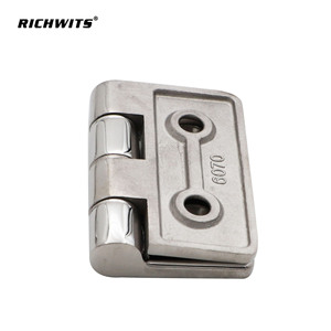 บานพับสแตนเลส RICHWITS 304 แบบ 180 องศา สำหรับประตูหน้าต่างอุตสาหกรรม แบบ 4 รู มาตรฐาน - Product Image 4