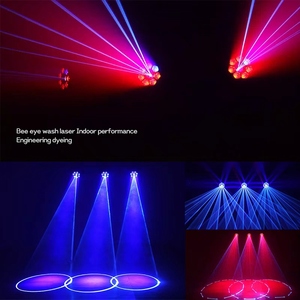 7x40W Bee Eye Moving Head Wash <b>Light</b> with RGB laser effect concert Moving Head Stage <b>Light</b> DJ <b>Led</b> Wash Moving head laser <b>light</b> - Product Image 3
