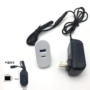 Embedded <b>Usb</b> <b>Socket</b> 20W Fast Charging <b>With</b> Type C And A Port For Desk Sofa Table Top Use - Product Image 2