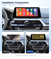 Android Qualcomm Snapdragon 685 10,25 12,3 Zoll Autobildschirm für BMW 5er Serie G30 G31 Kabelloses CarPlay Auto Video DVD Stereo-Player