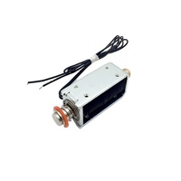 Électroaimant solénoïde à cadre ouvert DC 24V 5A 450g, type sécurité, rétraction à l'alimentation, éjection à la coupure, durée de vie 1-3 ans