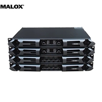 Amplificateur professionnel MALOX DA18K4 4 canaux 18000W classe D avec boîtier métallique pour systèmes Line Array et Subwoofer Pro Audio