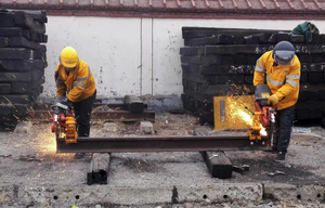מסור מסילות נייד מונע בנזין, מכונת חיתוך מסילות, מסור חיתוך שוחק נייד, חותך מסילות נייד - Product Image 5