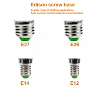 Ampoule LED E27 à effet de flamme vacillante, 4 Modes d'éclairage, avec effet de marche arrière et Base E27, pour l'intérieur et l'extérieur