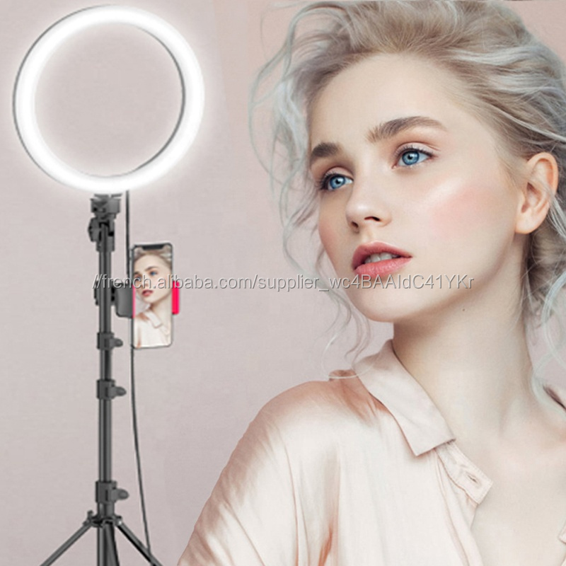 10'' LED selfie ring/curve light with Tripod Live Stream video Tiktok Instagram Vlog Twitter