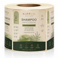 Impression d'étiquettes personnalisées pour flacons cosmétiques, autocollants adhésifs, logo, étiquettes de bouteilles en PVC BOPP imperméables, dorées