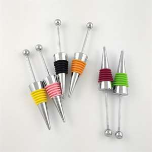 Kits de Bricolaje para Tapones de Botella de Vino Decorados con Cuentas, Accesorios de Bar, Tapones de Botella para Decorar con Cuentas, Regalo de Boda - Product Image 3